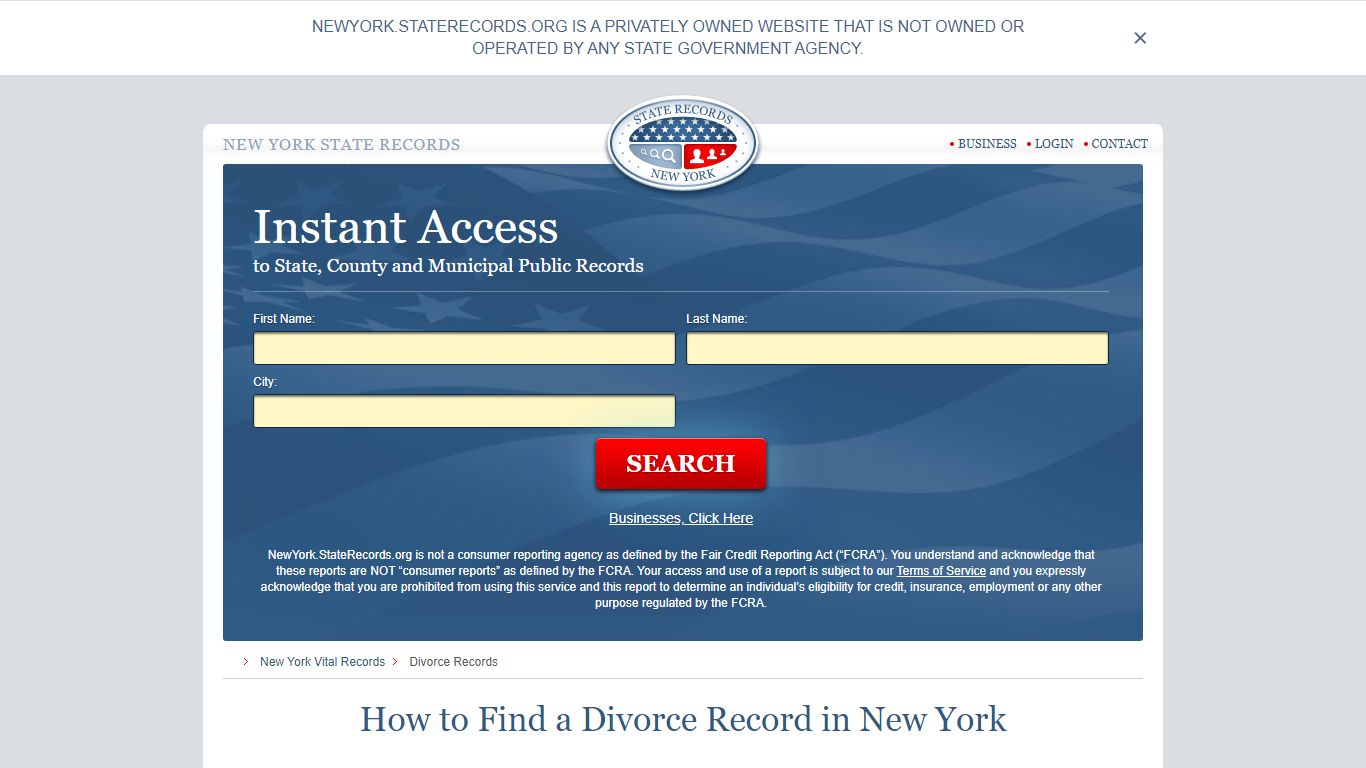 How to Find a Divorce Record in New York